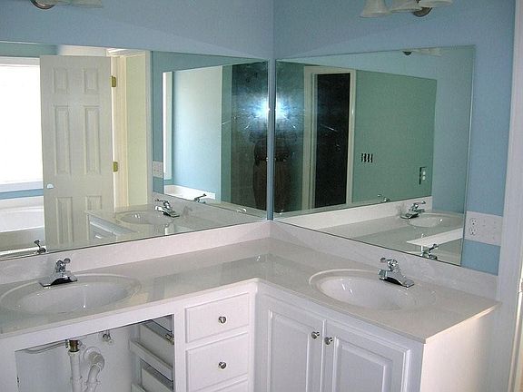 Master bath double vanity