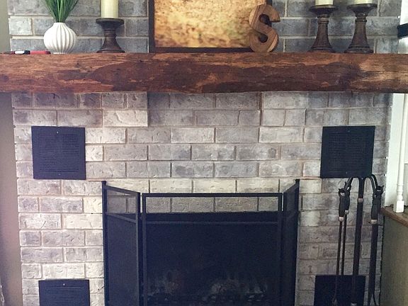 Family room fireplace 