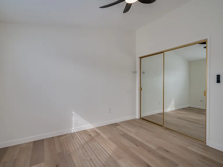 Enjoy the bright interior of the house, freshly painted white walls.