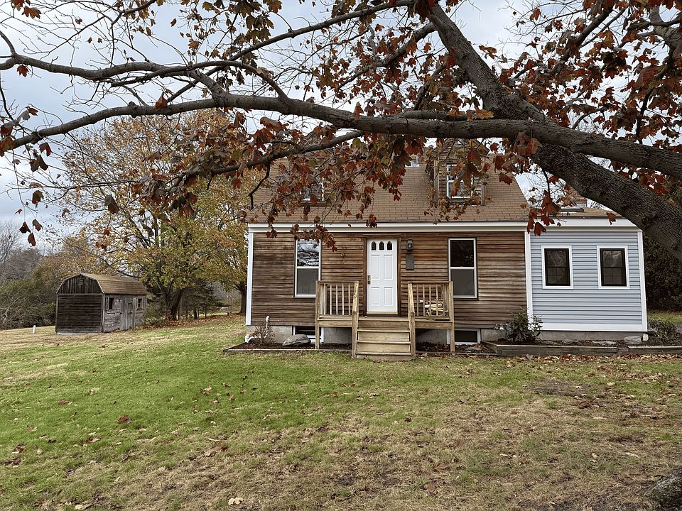 The front of the house.