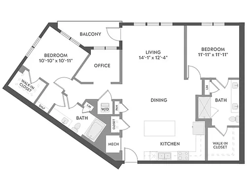 Floor plan C7D