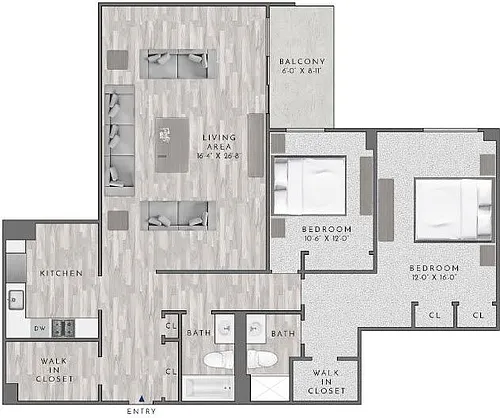 Floor plan B6