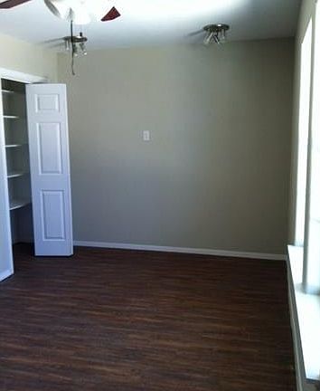 Breakfast area in kitchen, with nice pantry.