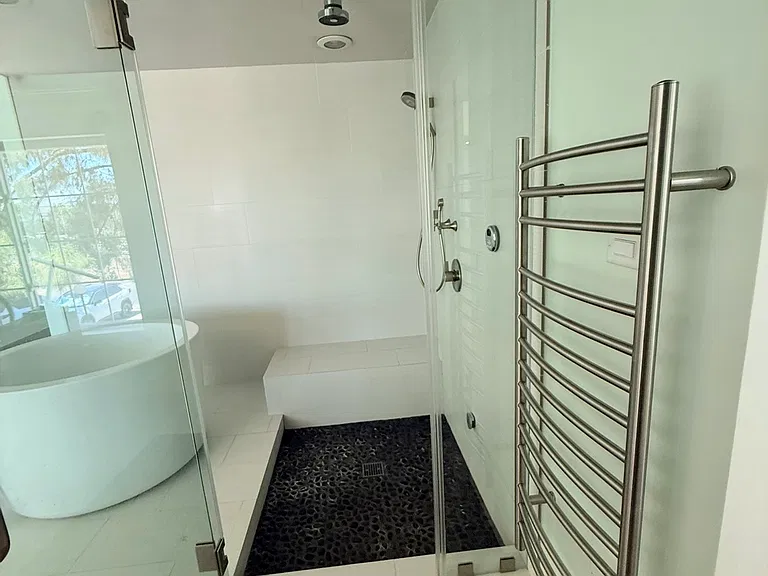 Heated towel rack!