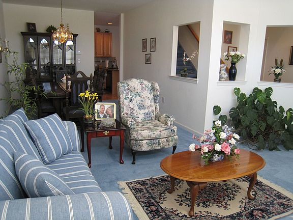 Living Room Opens to Dining Room