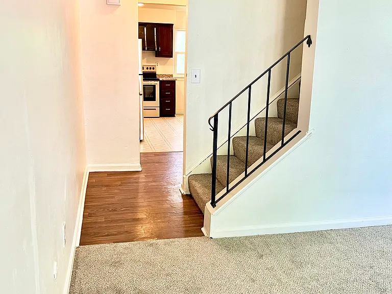 Hall leading to kitchen