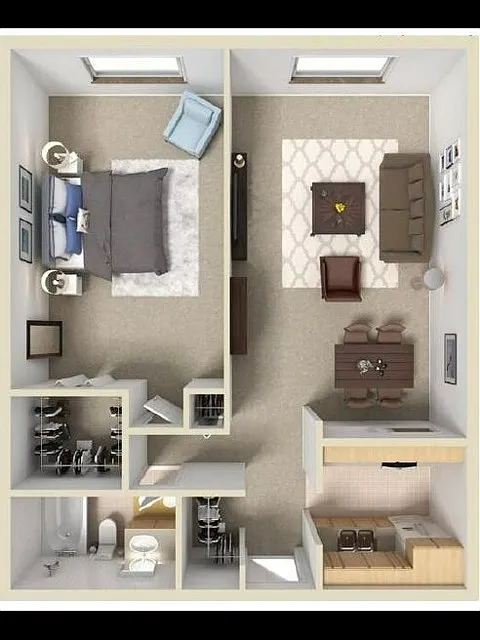Floor plan A3 1X1
