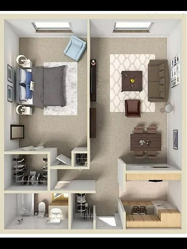 Floor plan A3 1X1