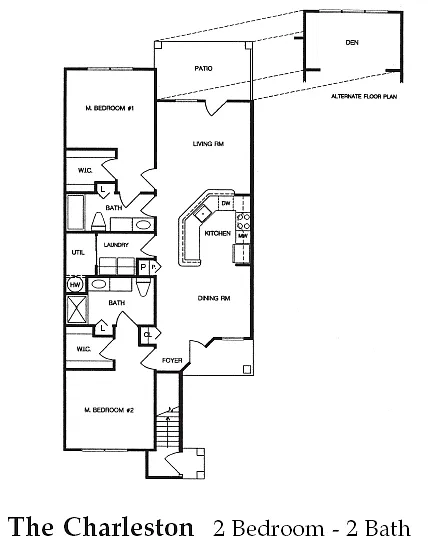 Floor plan The Charleston