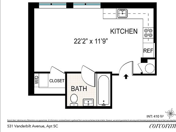 2nd image of 531 Vanderbilt Ave APT 5C