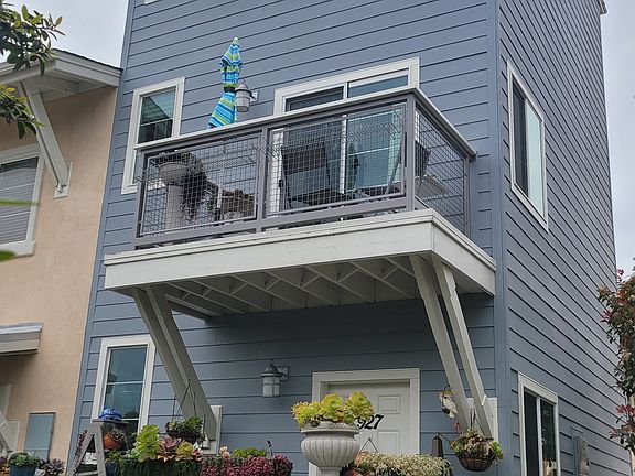 Front view of the house