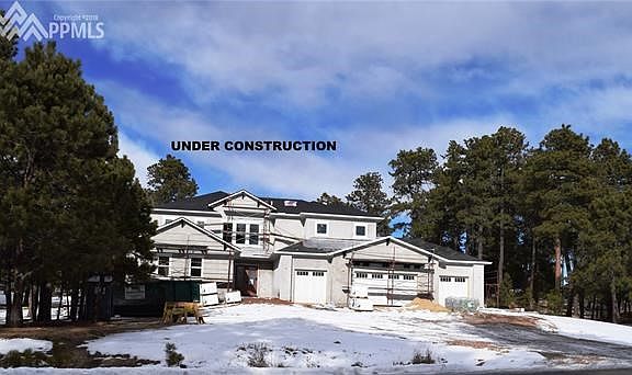 South facing home in the trees.
