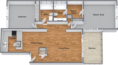 Floor plan The Southbank