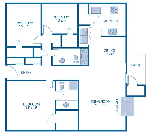 Floor plan 3B