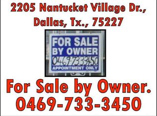 2205 Nantucket Village Dr, Dallas, TX 75227