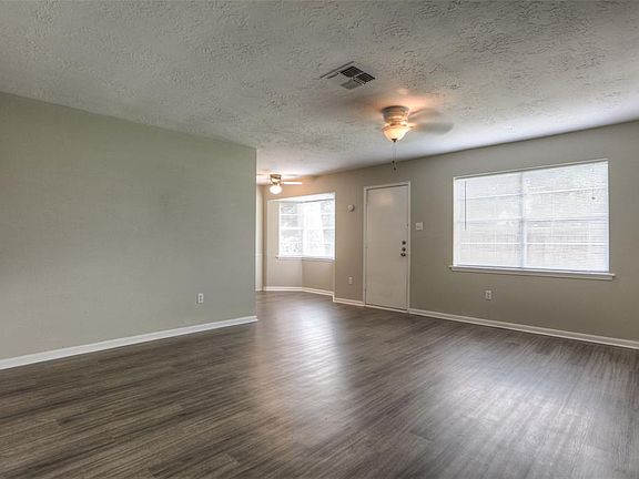 Open Den with vinyl planks