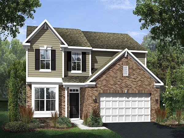 This photo is a model home photo or artist rendering due to