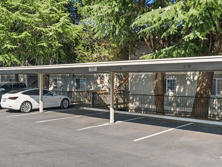 Convenient covered parking for residents