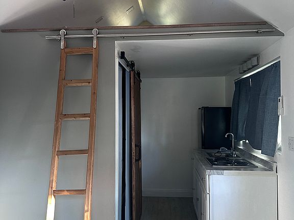 Loft above the restroom