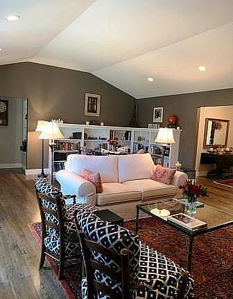 Book Cases in Living Roo    