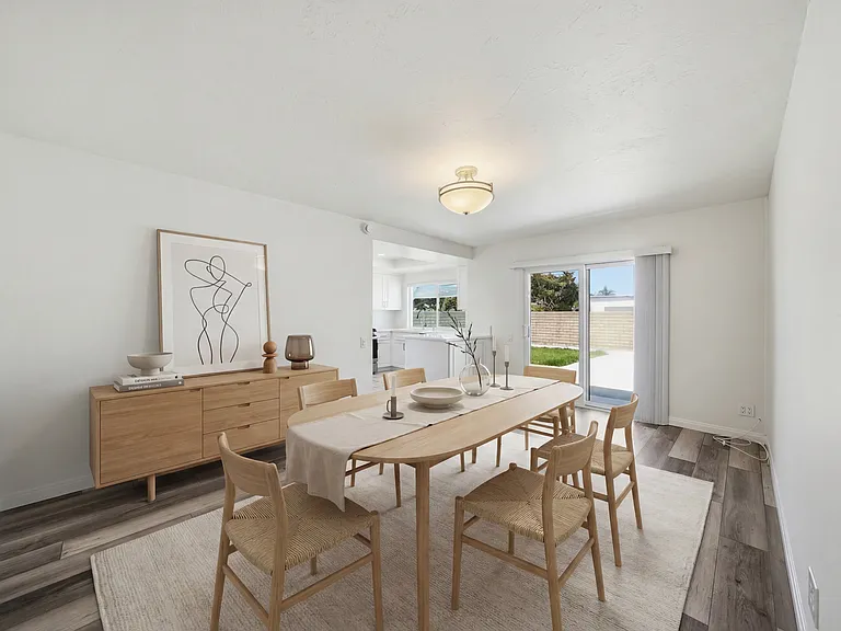 Large Dining Room-Virtually Staged