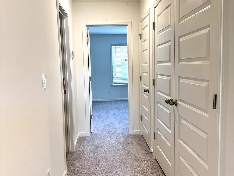 Upper floor passage, Laundry Closet
