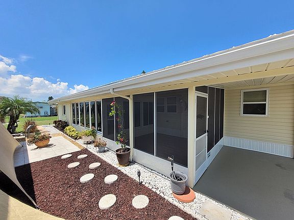 side area with patio