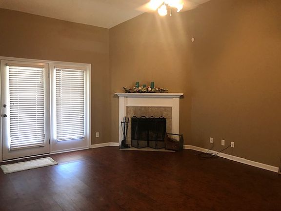 real wood burning fireplace