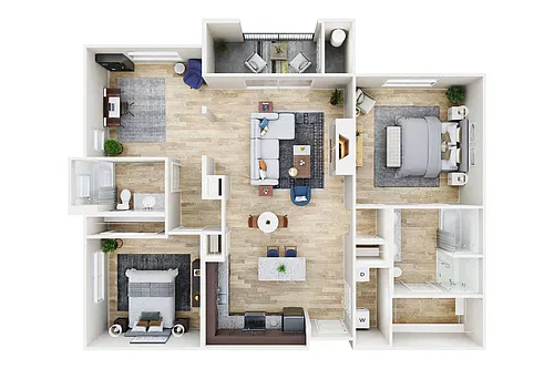 Floor plan B8D