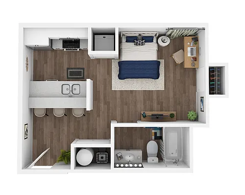 Floor plan Studio