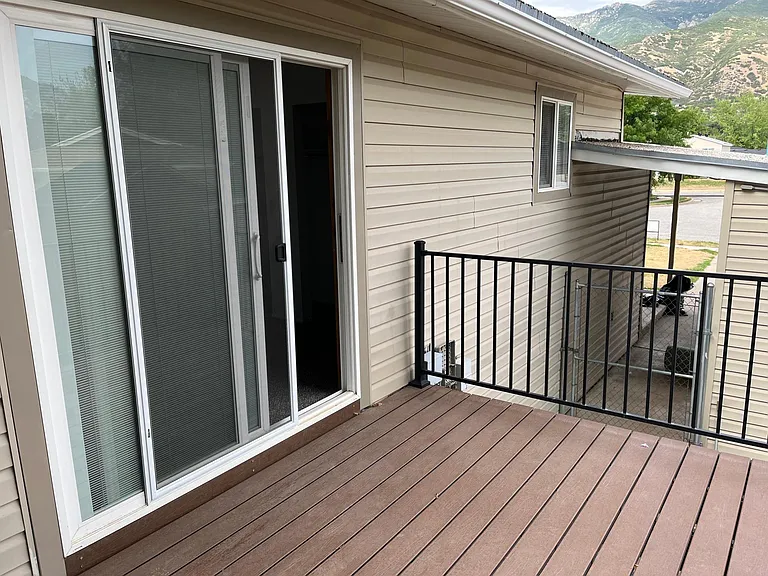 Deck off of master bedroom