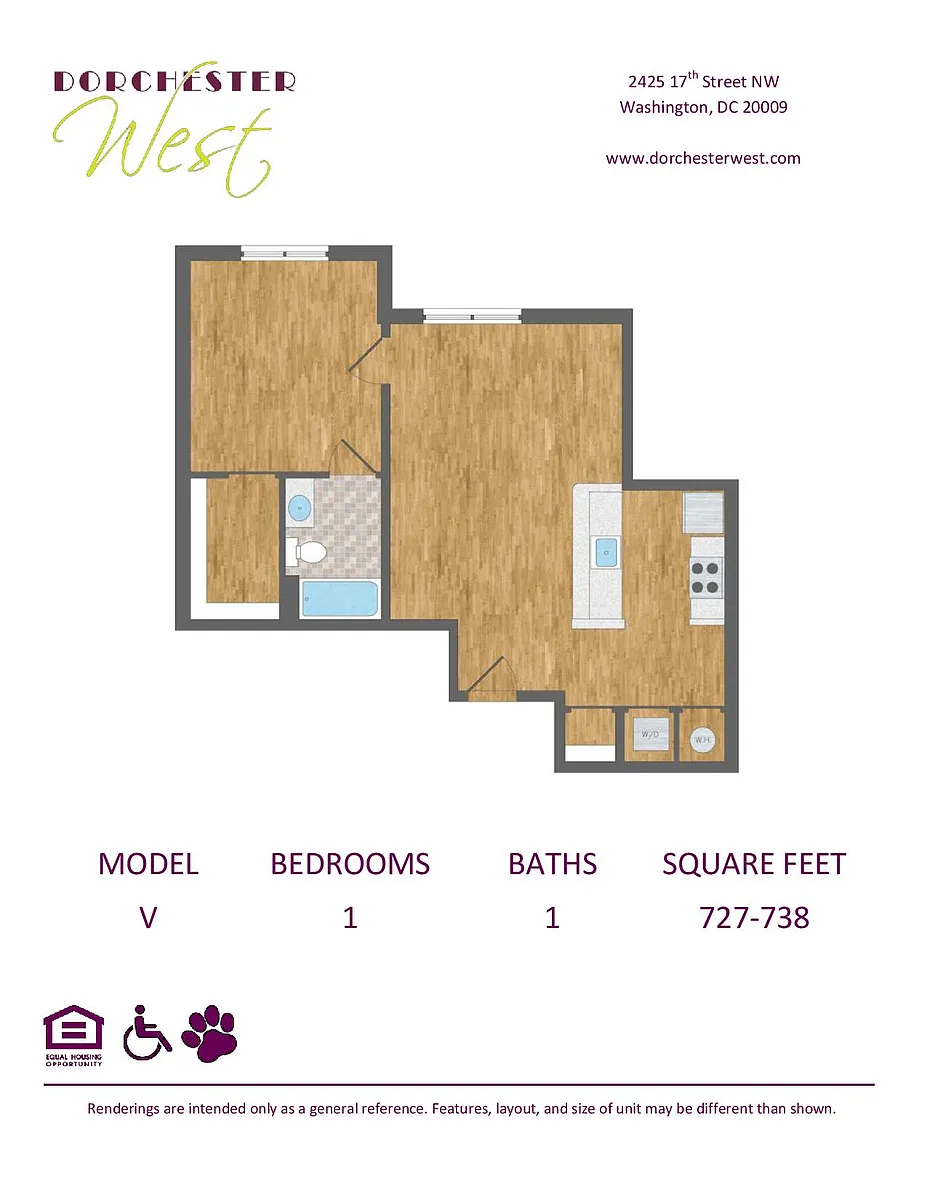 Floor plan Model V
