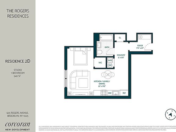 5th image of 625 Rogers Ave #2D