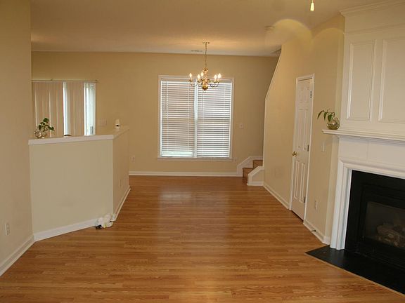 Living room with fire place