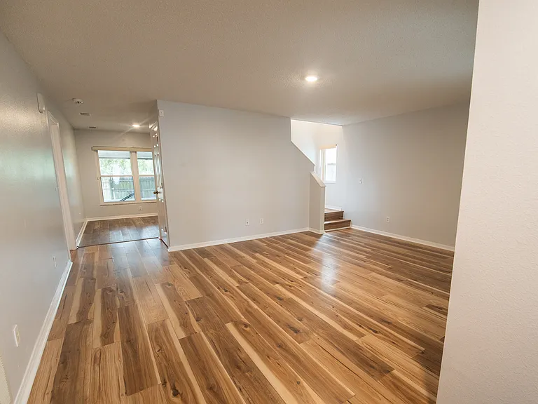 Living room is spacious