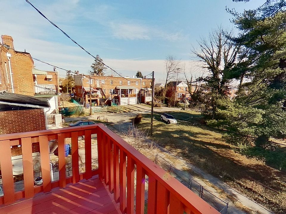 Back deck with stairs