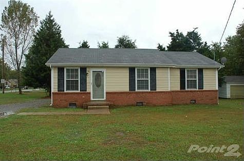 Nice ranch home on large, level corner lot.