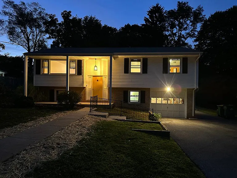 House at night