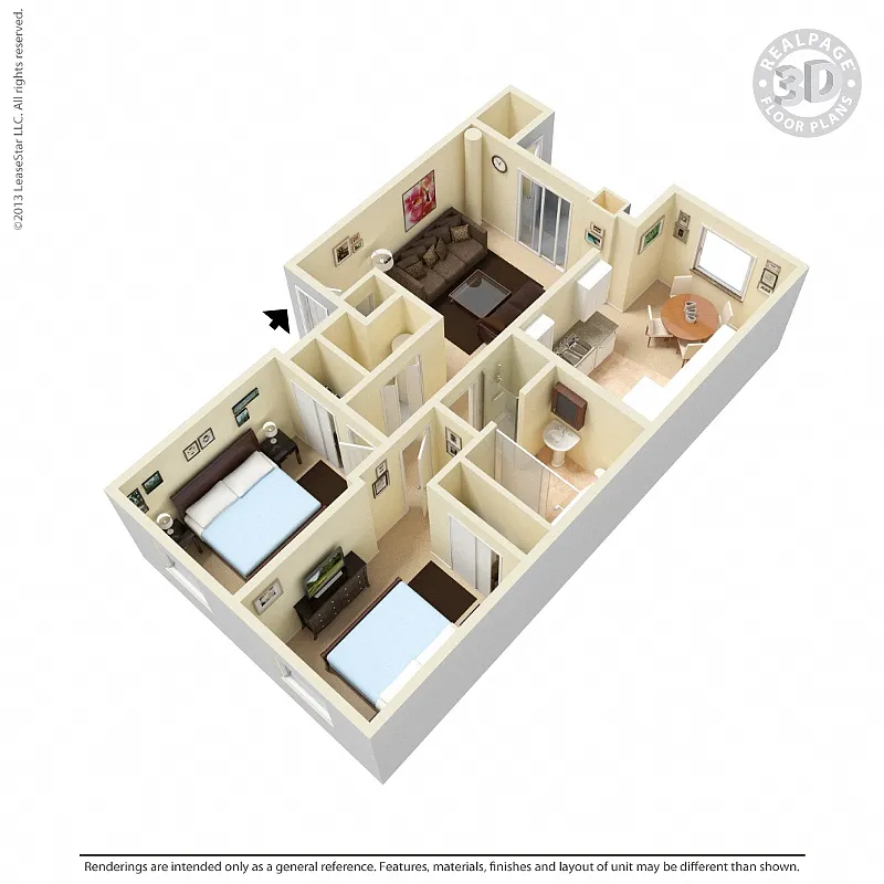 Floor plan 2X2