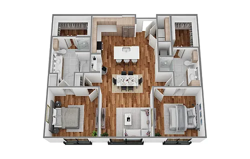 Floor plan Q