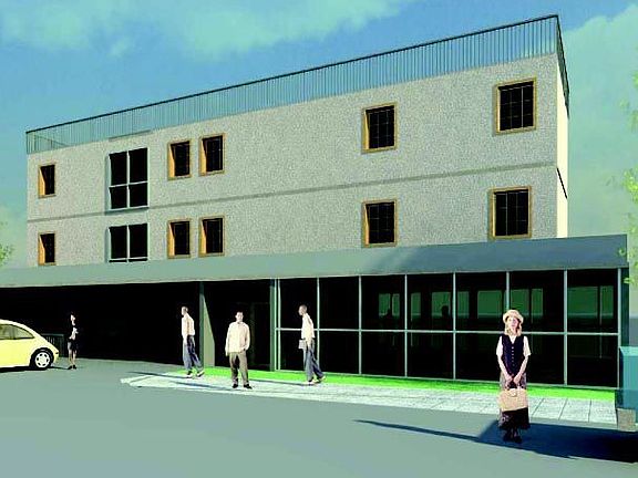 Drawing showing development potential