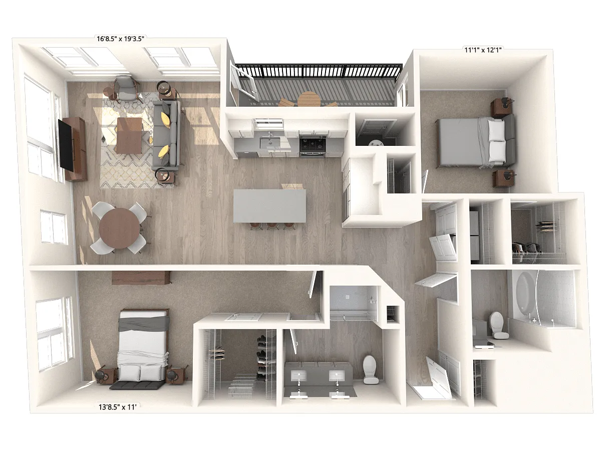 Floor plan B6-1