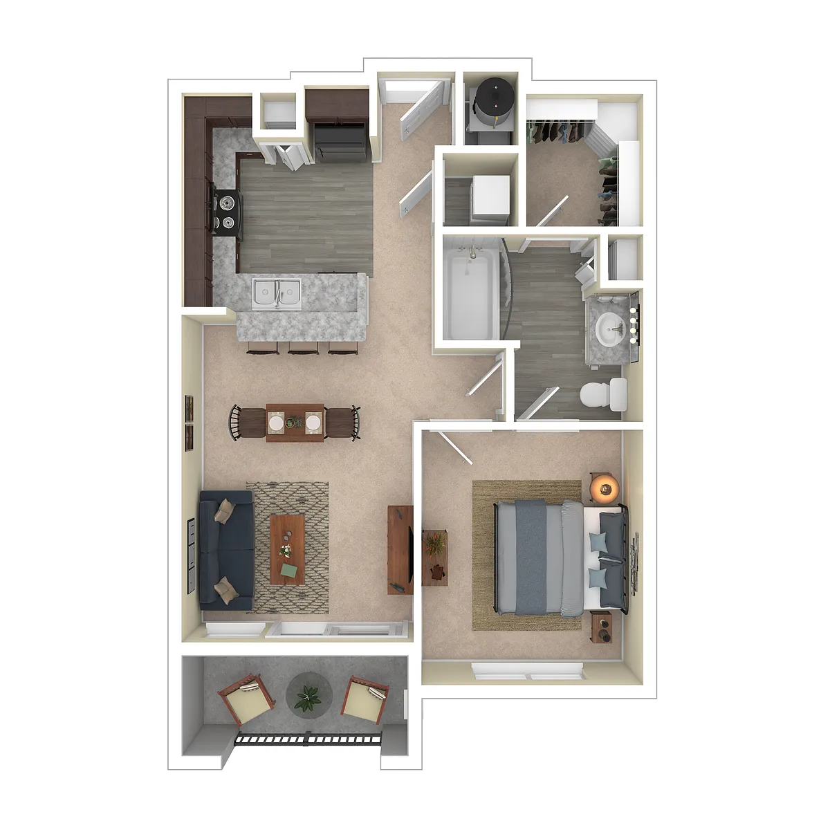 Floor plan 1X1
