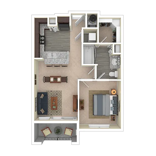 Floor plan 1X1