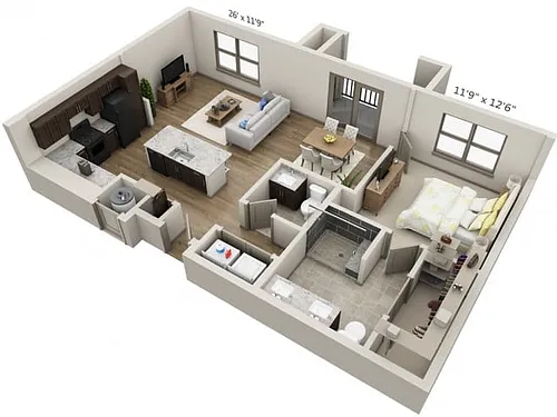 Floor plan Espressivo