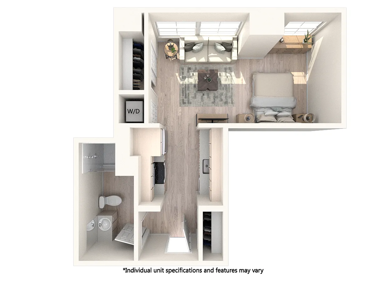 Floor plan Studio A