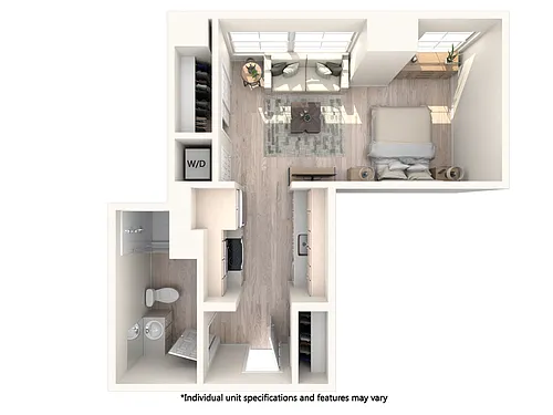 Floor plan Studio A