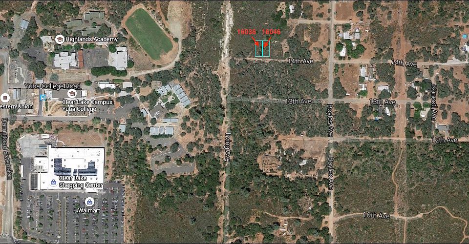 Earth view of 16036 & 16046