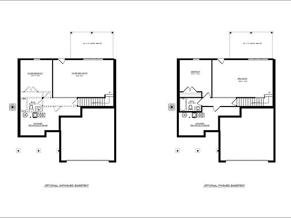 Unfinished Walkout Basement