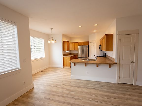 Living room and kitchen